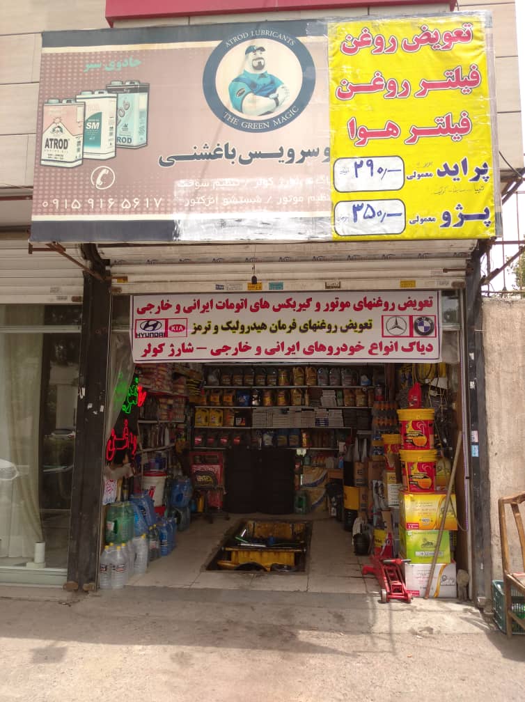 تعویض روغن باغشنی